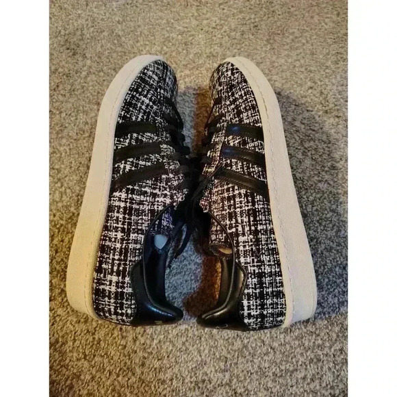 Men's Size 11.5 - Adidas Campus Inv x DayZ Shoes. Black White Plaid - Picture 5 of 9